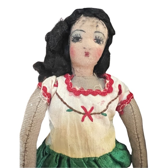 Handmade Mexican Peasant Handmade Dolls - Picture 6 of 6